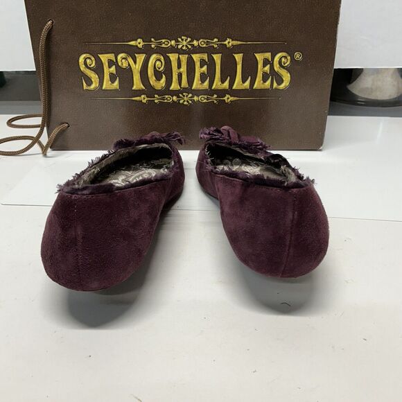 Women’s Seychelles Blackmail Burgundy Suede Kitten Heels, Size 8, Box Inc.‎ - Picture 10 of 13